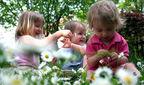 Haus im Grünen - Kinder