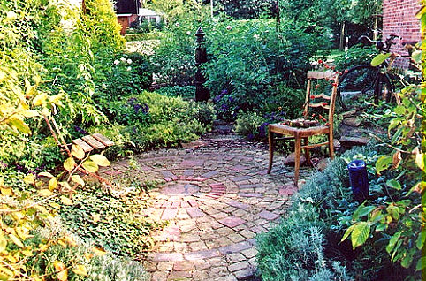 Schöner Platz im Garten