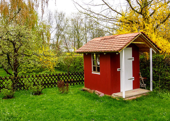 Stil des Gartenhauses - Kinderhaus