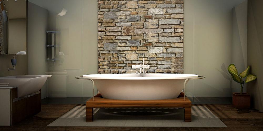 Das Bad mit edlen und robustem Naturstein renovieren