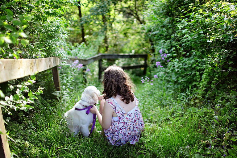 Hundetraining Übungen im Garten