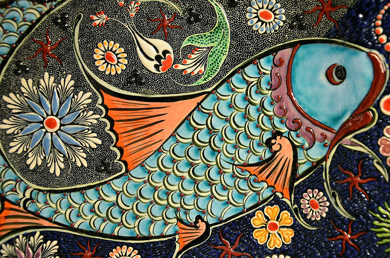 Fliesenbelag hat gerade in Mosaikform eine lange Tradition.
