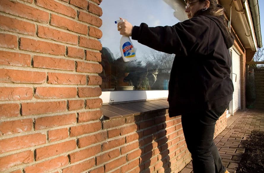 Fenster auch von außen putzen