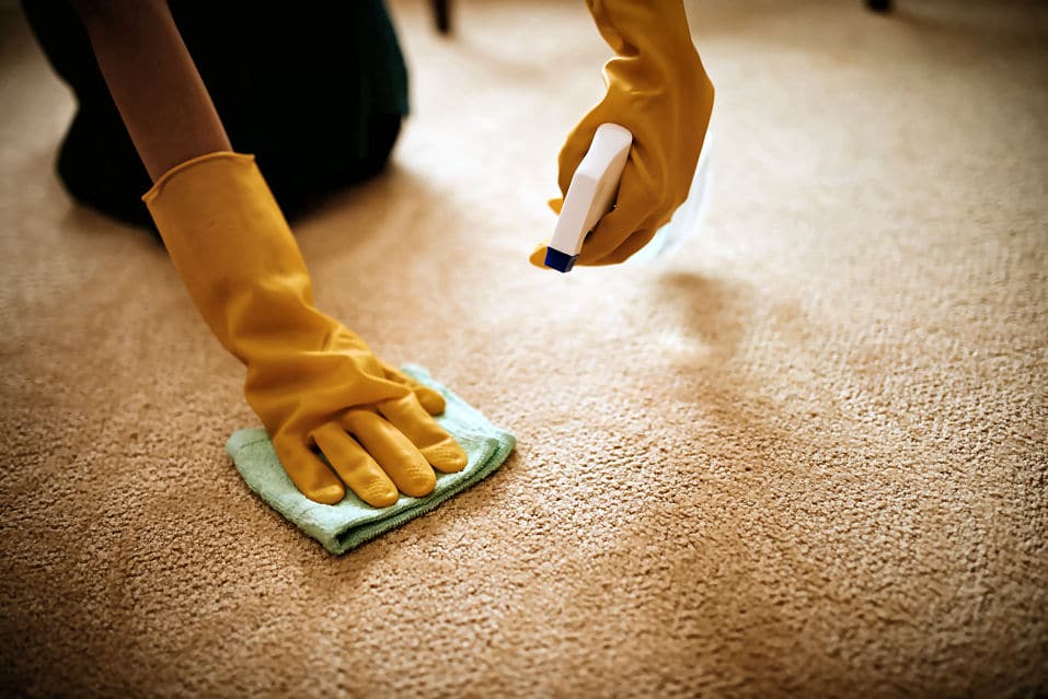 Um seinen Teppich zu reinigen, gibt es so einige Tricks und  Haushaltstipps.