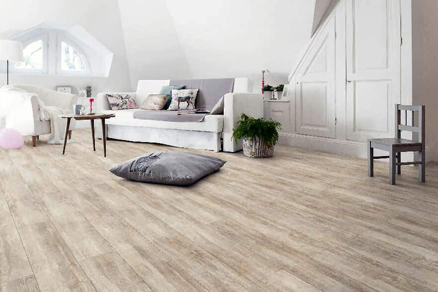 Ein Vinylboden hat viele Vorteile. 
Gerflor Rigid Lock 30 "0007 Quito"