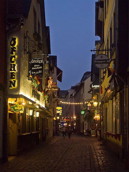 Die Klappergasse in Frankfurt Alt-Sachsenhausen