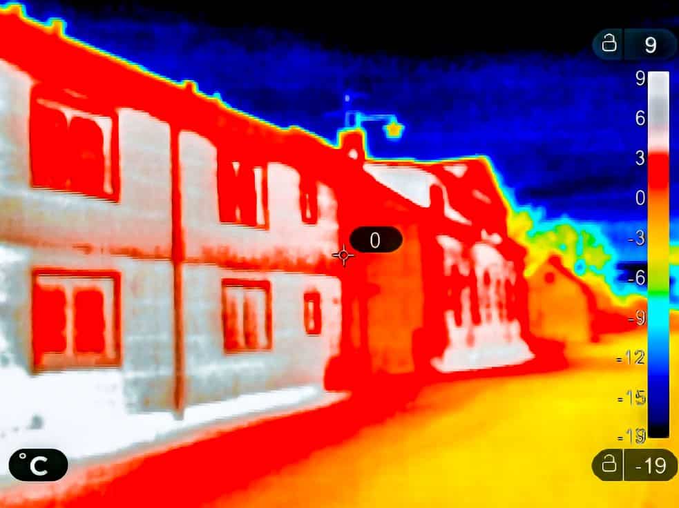 Ergänzend erfasst die Thermografie Temperaturdifferenzen, die auf unzureichende Dämmung oder verdeckte Leckagen hinweisen.